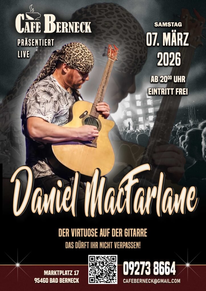 Daniel MacFarlane live im Cafe