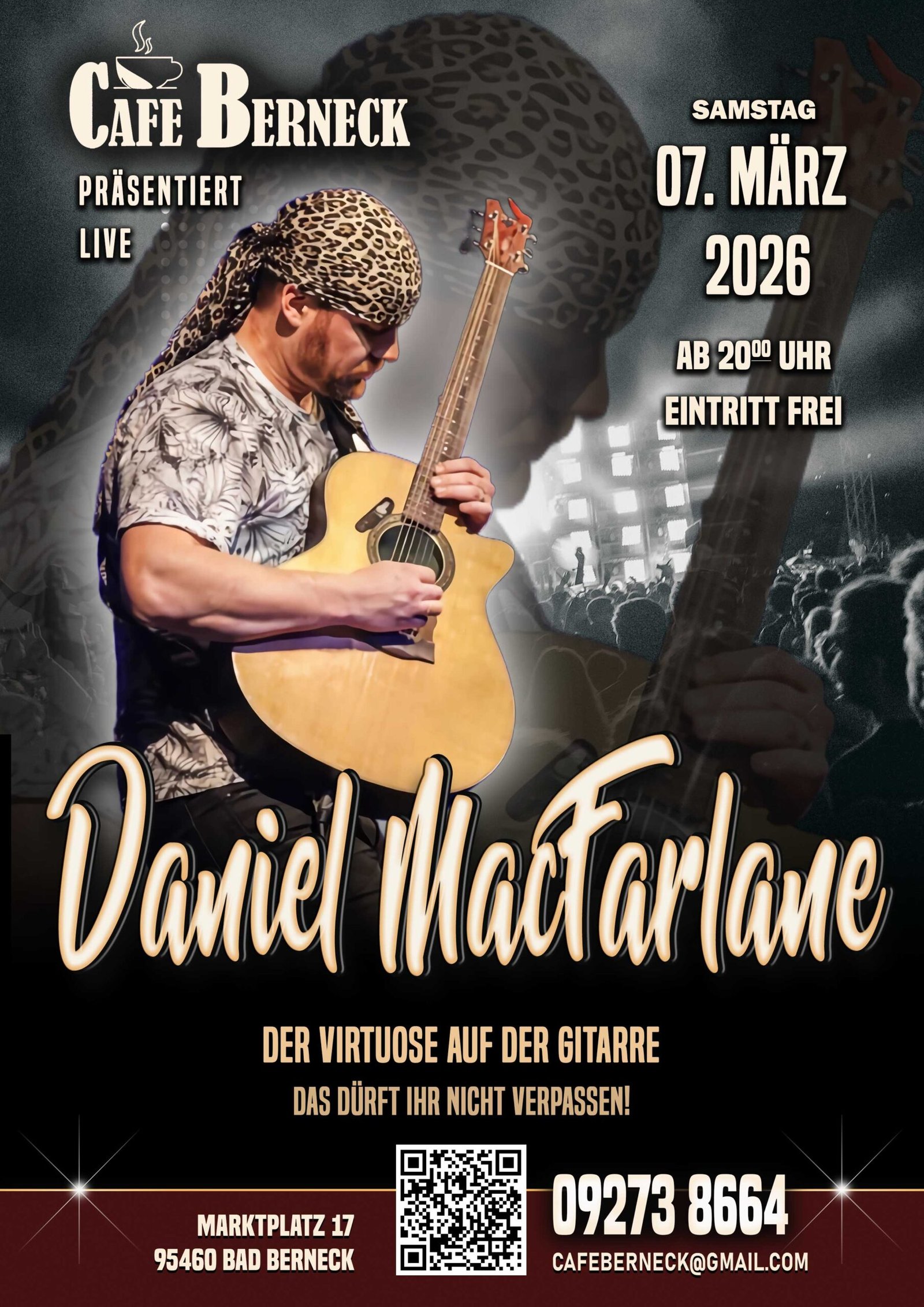 Daniel MacFarlane live im Cafe